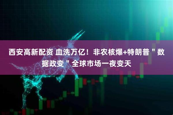 西安高新配资 血洗万亿！非农核爆+特朗普＂数据政变＂全球市场一夜变天