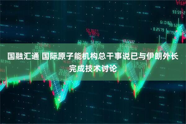 国融汇通 国际原子能机构总干事说已与伊朗外长完成技术讨论